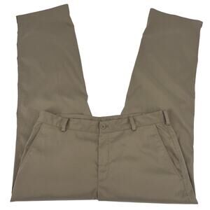 Nike Golf Men’s Pants Dri-Fit Tan 34x30 Pockets Flat Front Casual Outdoor EUC